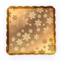 Коробка для печенья, &laquo;С Новыйм годом!&raquo;, 21&times;21&times;3, Новый год