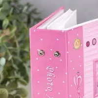 Фотоальбом 100 фото Пинеточки" 10X15см, ПП карм., розовый