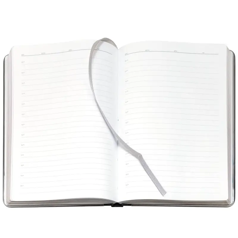 Ежедневник Frame Metal, недатированный, черный