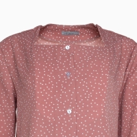 Платье рубашка, цвет пудра, размер 52