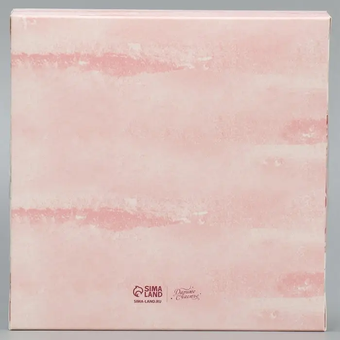 Кондитерская упаковка, коробка &laquo;Нежность&raquo;, 14 х 14 х 3,5 см