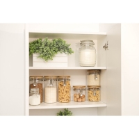 Кашпо деревянное 25х14х11 см белый