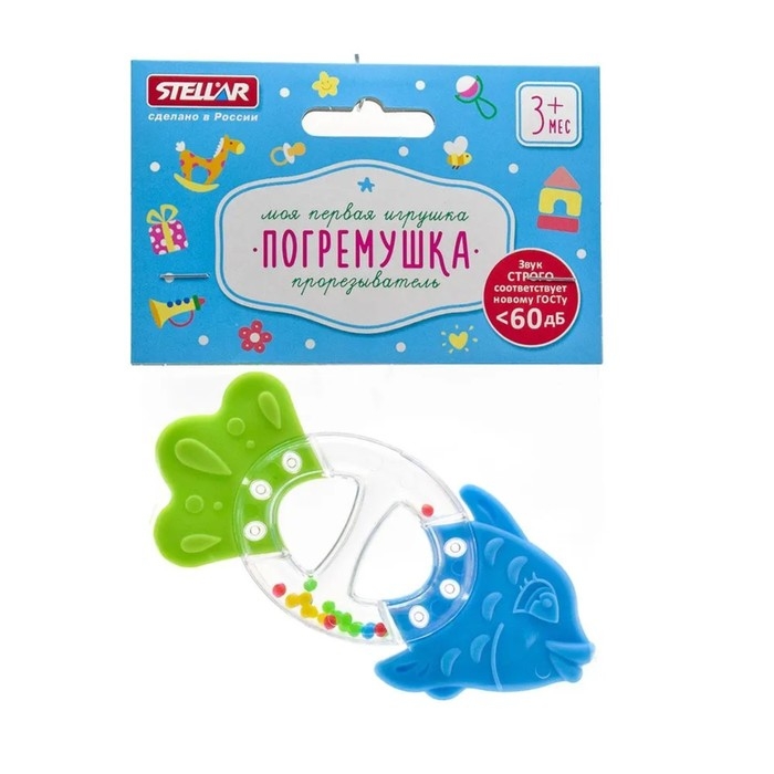 Прорезыватель &laquo;Рыбка&raquo;, МИКС