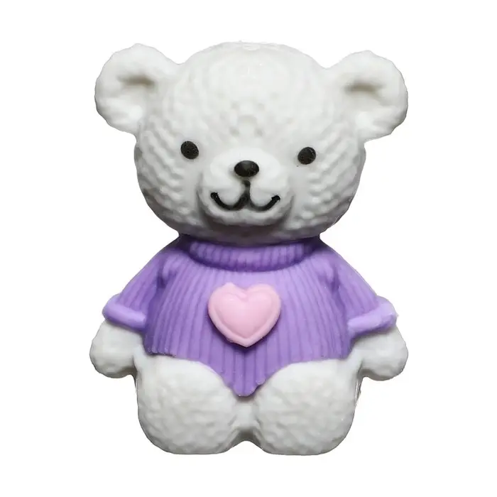 Ластик фигурный "Мишка" МИКС