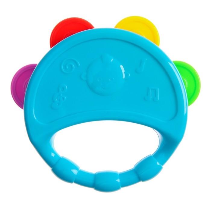 Погремушка &laquo;Бубен&raquo;, цвет МИКС, Крошка Я