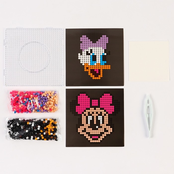 Набор мозаек 3 в 1 &laquo;Единорог и Минни Маус&raquo;, Авквамозайка, Термомозайка и мозаика из EVA, 4+