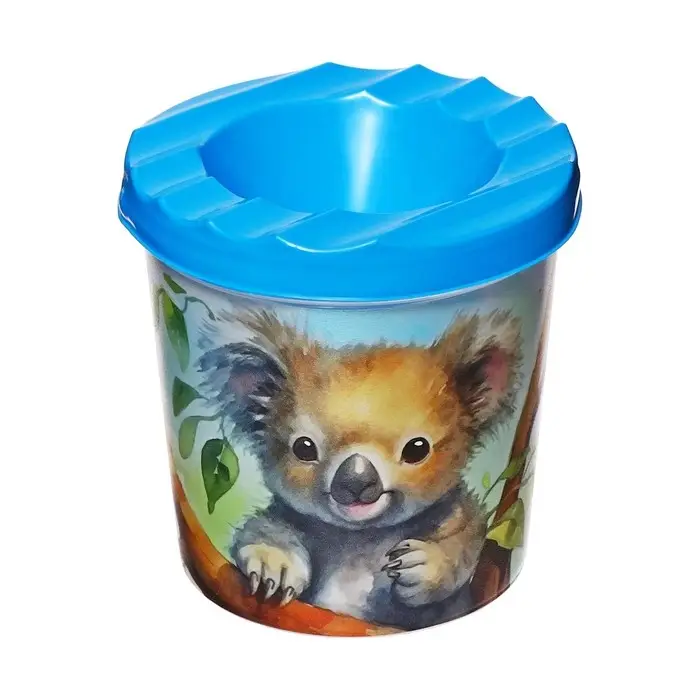 Стакан - непроливайка для рисования Calligrata &laquo;Милая панда&raquo;, 210 мл, с рисунком