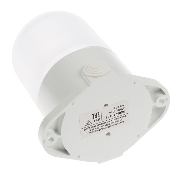 Светильник настенно-потолочный TDM НПБ400П Светильник настенно-потолочный TDM НПБ400П "Народный", Е27, 60 Вт, IP54, до +130°, белый