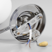 Бра "Амелия" 1х40Вт E27 хром 25х11х24 см.