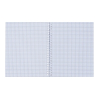 Тетрадь 96 листов в клетку на гребне "Фиолетовая. METALLIC", обложка бумвинил, блок офсет