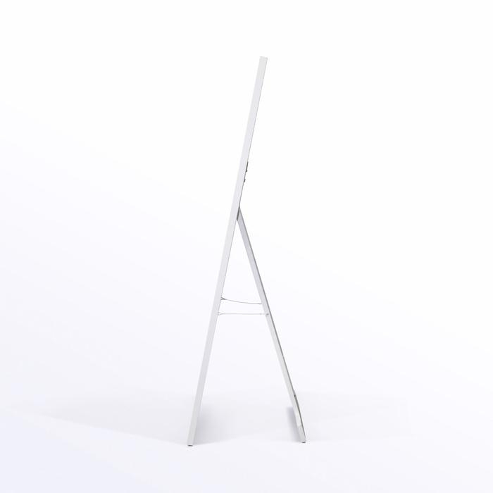 Зеркало Зеркало "Оливер", напольное, 33х120 см, в белой раме