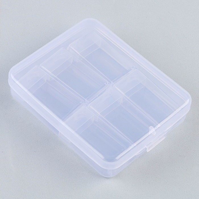 Органайзер для хранения страз алмазной мозаики, 6 секций Органайзер для хранения страз алмазной мозаики, 6 секций