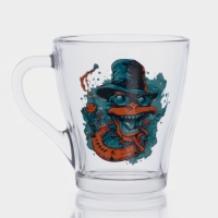 Кружка стеклянная для чая &laquo;Символ года 2025&raquo;, 250 мл