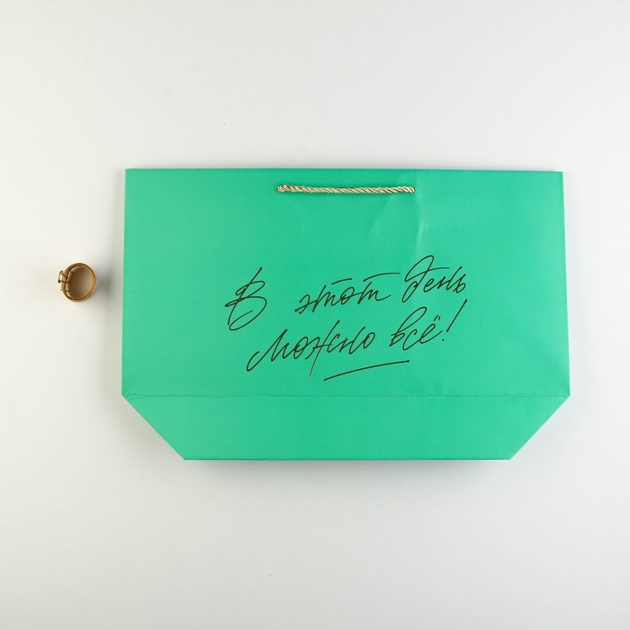 Пакет подарочный, упаковка, &laquo;Можно всё&raquo;, 30 х 27.5 х 12 см