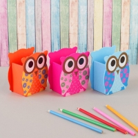 Карандашница &laquo;Совушки&raquo;, МИКС