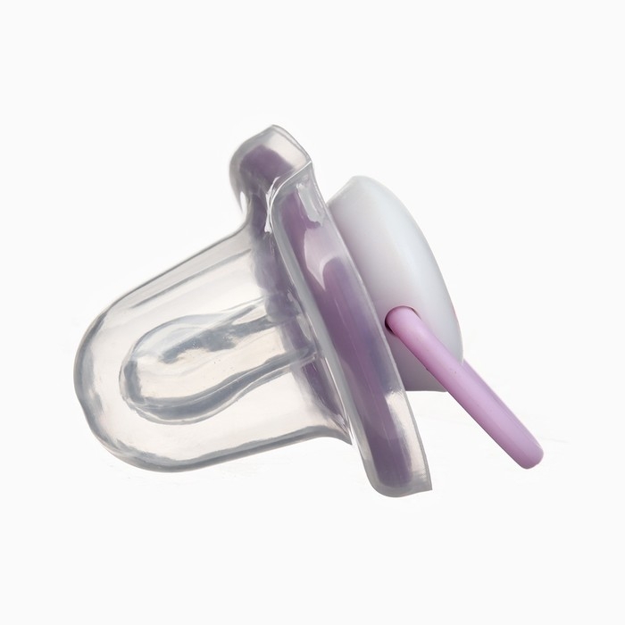 Соска - пустышка анатомическая &laquo;Пингвинчик&raquo;, +6 мес., цвет фиолетовый