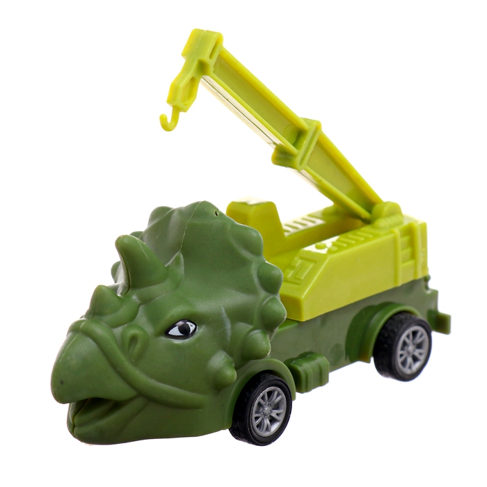 Игровой набор &laquo;Динопарк&raquo;, коврик-дорога, 4 машины, 5 фигурок, наклейки