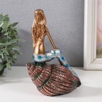 Сувенир полистоун "Русалка на ракушке" МИКС 14х8,3х18 см Сувенир полистоун "Русалка на ракушке" МИКС 14х8,3х18 см