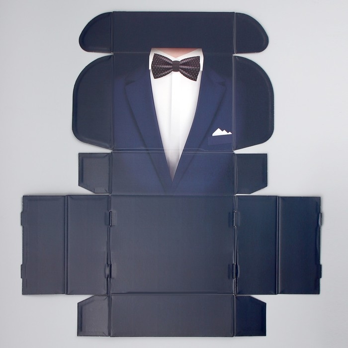 Коробка подарочная складная, упаковка, &laquo;Лучшему мужчине&raquo;, 27 х 21 х 9 см