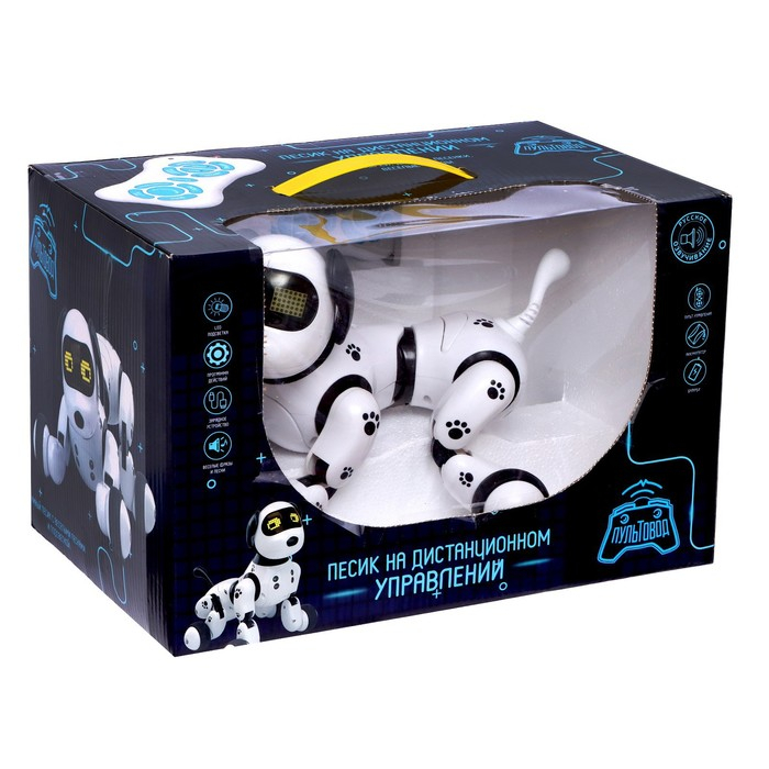 Робот собака «Пультовод» ZHORYA, программируемый, на пульте управления, интерактивный: свет, звук, танцующий, музыкальный, на аккумуляторе, на русском языке Робот собака «Пультовод» ZHORYA, программируемый, на пульте управления, интерактивный: свет, звук, танцующий, музыкальный, на аккумуляторе, на русском языке