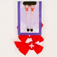 Карнавальные чулки &laquo;Медсестра&raquo;, размер М