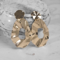 Серьги металл &laquo;Атмосфера&raquo; капля, цвет золото