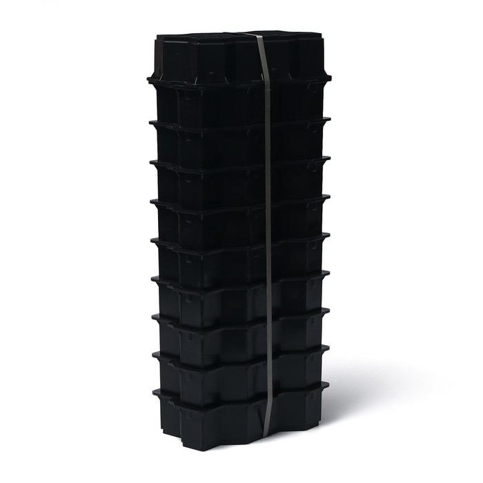 Форма для тротуарной плитки &laquo;Волна&raquo;, 21 &times; 11 &times; 6 см, шагрень, Ф11006, 1 шт.