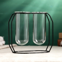 Набор кашпо на подставке, 17х15х5,5см Набор кашпо на подставке, 17х15х5,5см