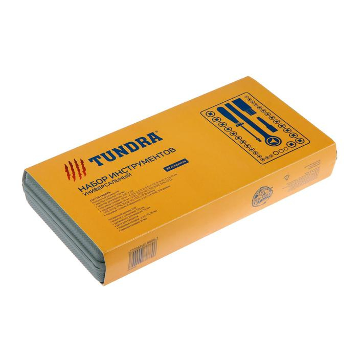 Набор инструментов в кейсе ТУНДРА, универсальный, 1/4 Набор инструментов в кейсе ТУНДРА, универсальный, 1/4" и 3/8", 39 предметов