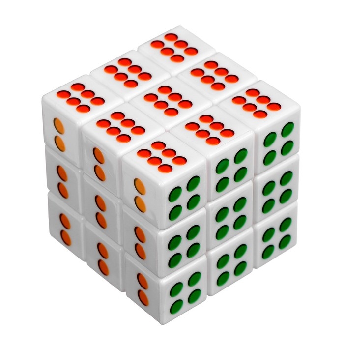 Кубик Рубика, игрушка механическая &laquo;Кости&raquo;, 5,5х5,5 см