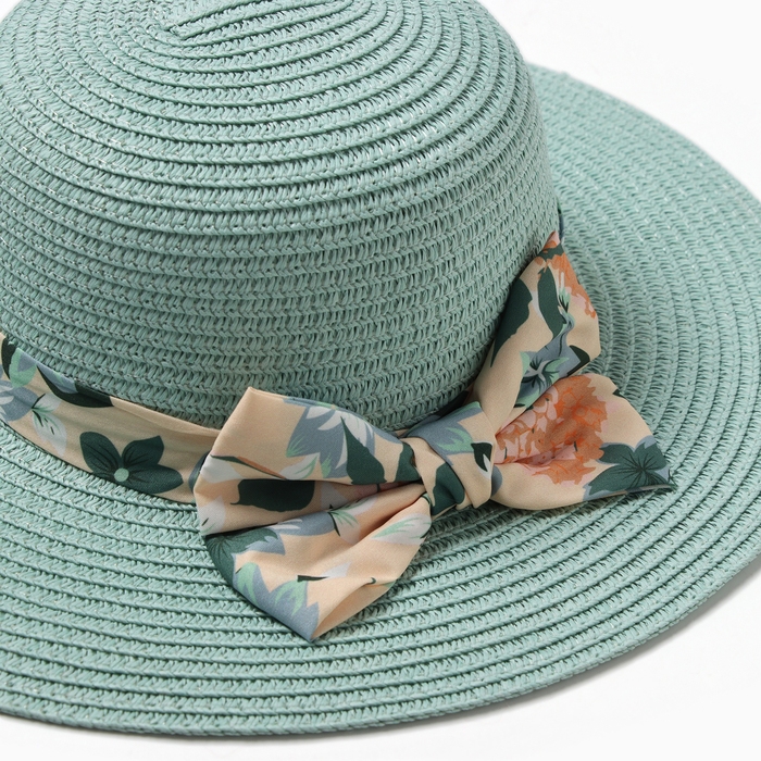 Шляпа для девочки НК 23051, цвет мята, р-р 52