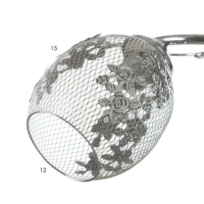 Люстра Рошель 3x60Вт E27 хром 42х42х26см.