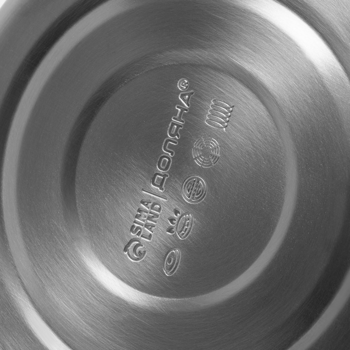 Чайник со свистком из нержавеющей стали Доляна &laquo;Колибри&raquo;, 3 л, с индикатором нагрева