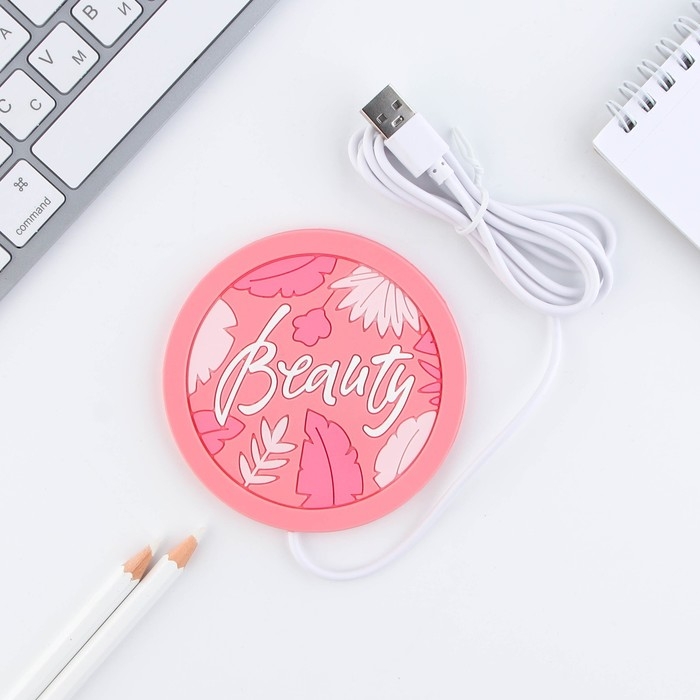 Подставка для кружки USB &laquo;Beauty&raquo;, 10 х 10 см.
