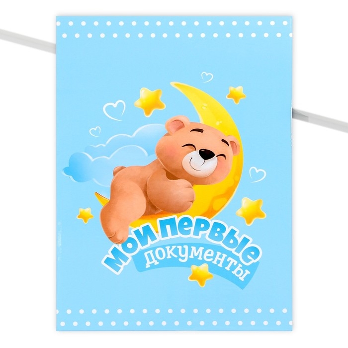 Папка для свидетельства о рождении &laquo;Мои первые документы&raquo;, А4.