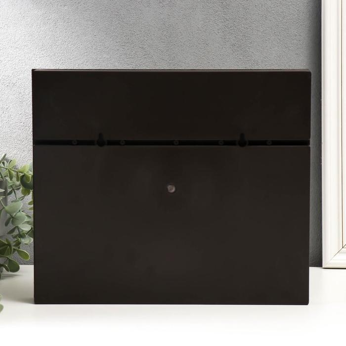 Ключница Ключница "Правила дома" Венге 26,5х31,5х4,5 см