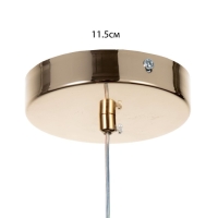 Светильник BayerLux "Круг" LED 32Вт золото 34,5х6х37-120 см