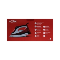 Утюг Solac Optima Perfect PV2014, керамическая подошва, 2600 Вт, 35 г/мин, 380 мл, красный Утюг Solac Optima Perfect PV2014, керамическая подошва, 2600 Вт, 35 г/мин, 380 мл, красный