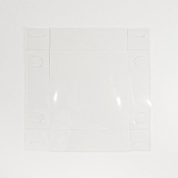 Коробка подарочная для цветов с PVC крышкой, упаковка, &laquo;Beautiful&raquo;, 12 х 12 х 12 см