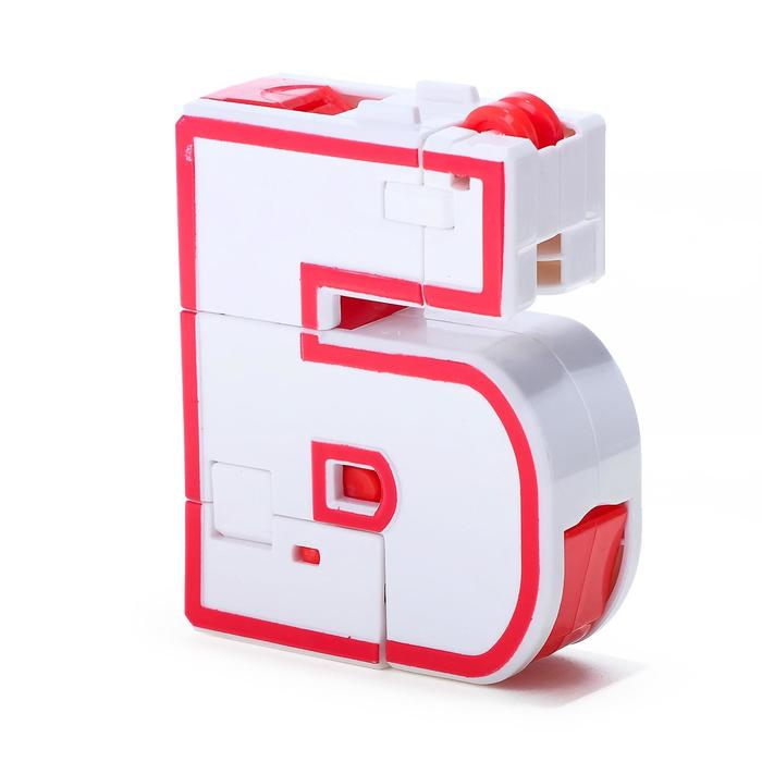 Набор роботов &laquo;Алфавит&raquo;, трансформируется, световые и звуковые эффекты, 6 букв, собираются в 1 робота