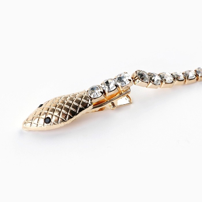 Заколка прядь со стразами новогодняя &laquo;You are s diamond&raquo;, на Новый год, длина 50 см