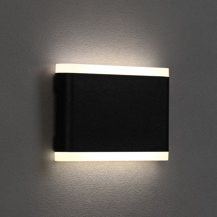 Светильник фасадный &laquo;Гловер&raquo;, FSD-031, 10 Вт, 4000К, IP65, 220 В, пластик, черный