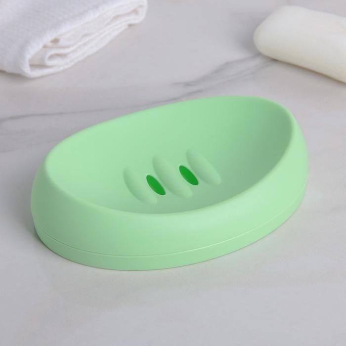 Мыльница Martika &laquo;Камея&raquo;, пластик, 14&times;10&times;3.5 см, МИКС