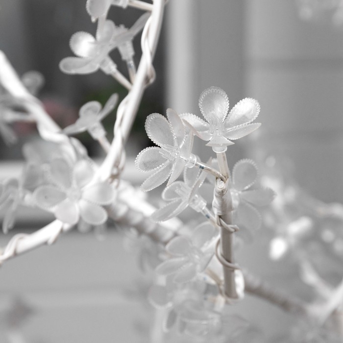 Светодиодное дерево &laquo;Акриловое&raquo; 1.8 м, 768 LED, постоянное свечение, 220 В, свечение красное/синее