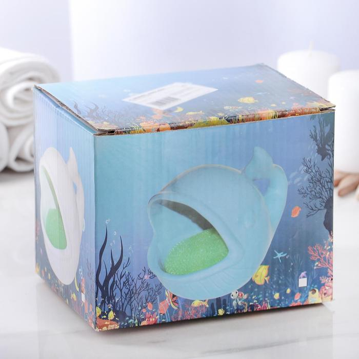 Подставка для губки &laquo;Кит&raquo;, цвет белый