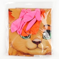 Набор воздушных шаров &laquo;Лев&raquo;, фольга, латекс, 9 шт.