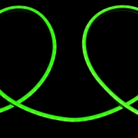 Гибкий неон Luazon Lighting 6 &times; 12 мм, IP65, 50 м, SMD2835, 120 LED/м, 12 В, свечение зелёное