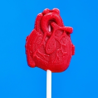 Карамель на палочке "ATOMIC HEART", части тела, 20 г