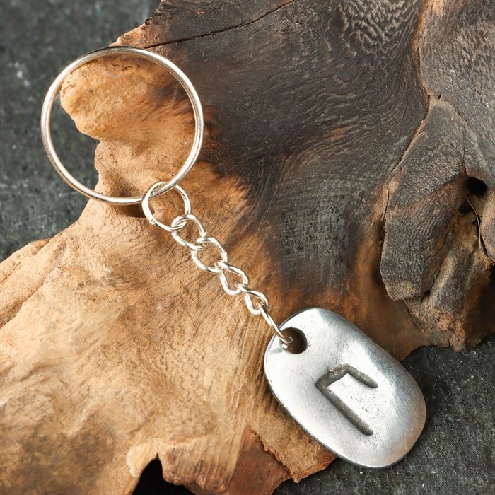 Амулет Амулет "Скандинавские Руны", руна УРУЗ 21х29мм, металлический