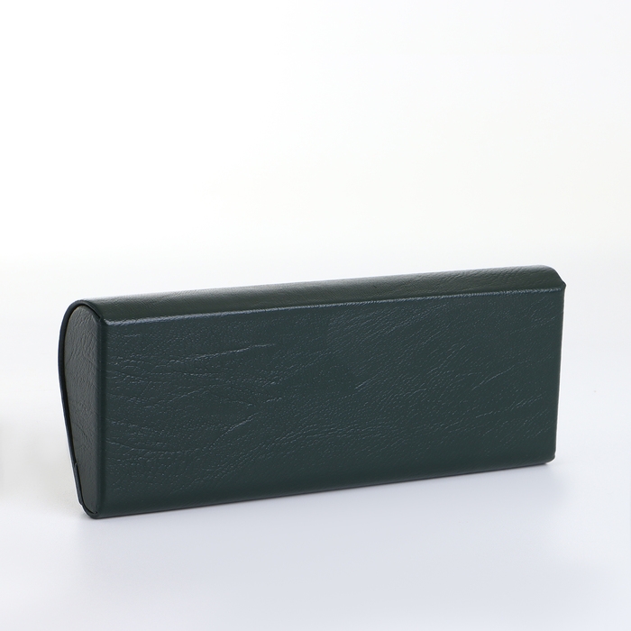 Футляр для очков на магните, длина 16 см, цвет тёмно-зелёный Футляр для очков на магните, длина 16 см, цвет тёмно-зелёный